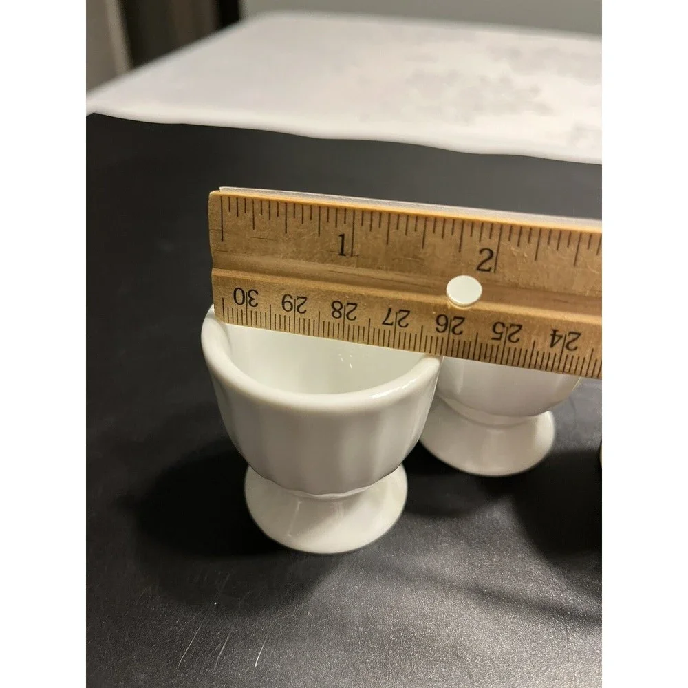 Lot of 4 Pottery Barn & Pier 1 Ceramic Egg Cups